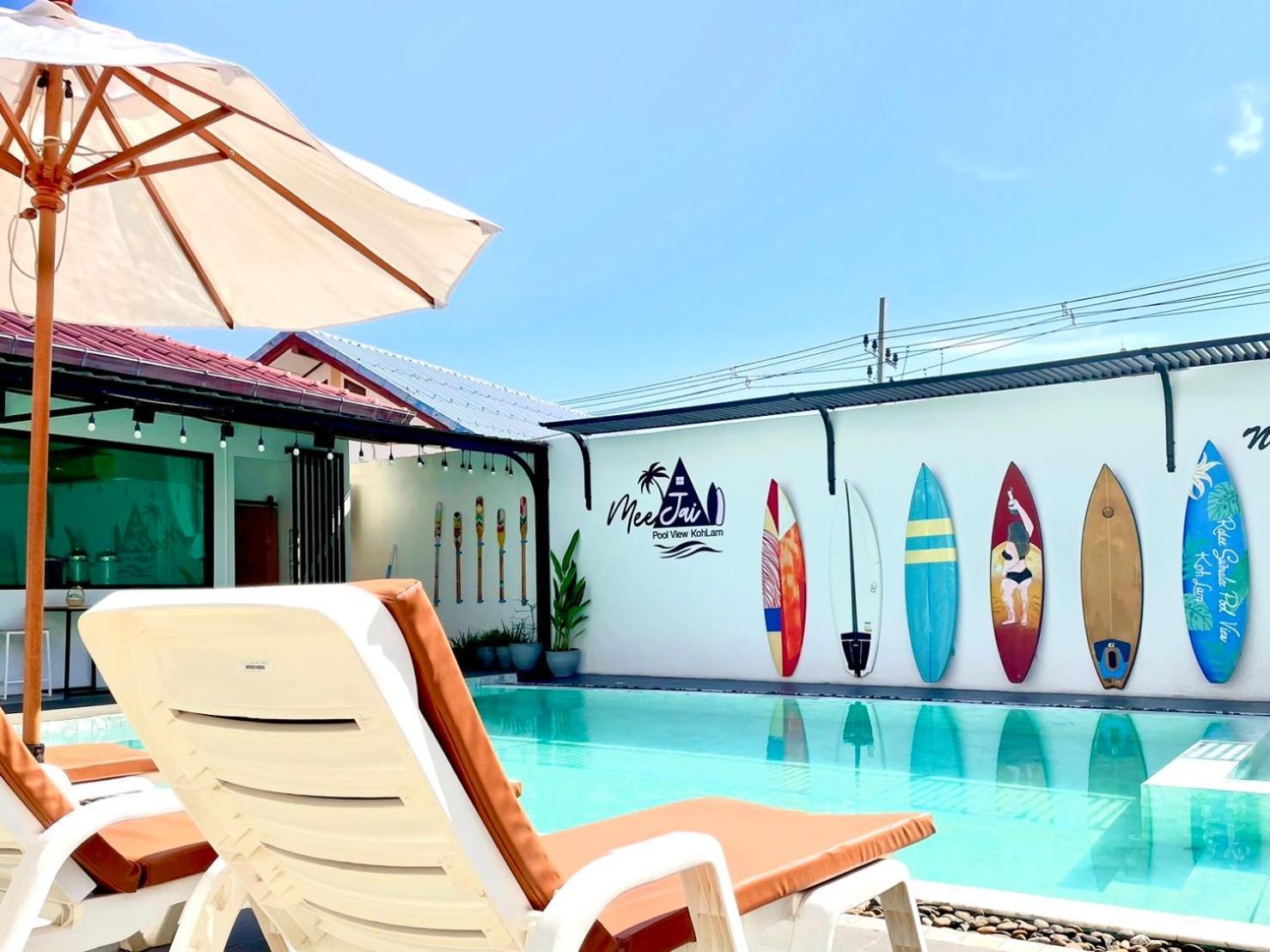 Готель มีใจ พูลวิว เกาะล้าน Meejai Pool View Kohlarn Екстер'єр фото